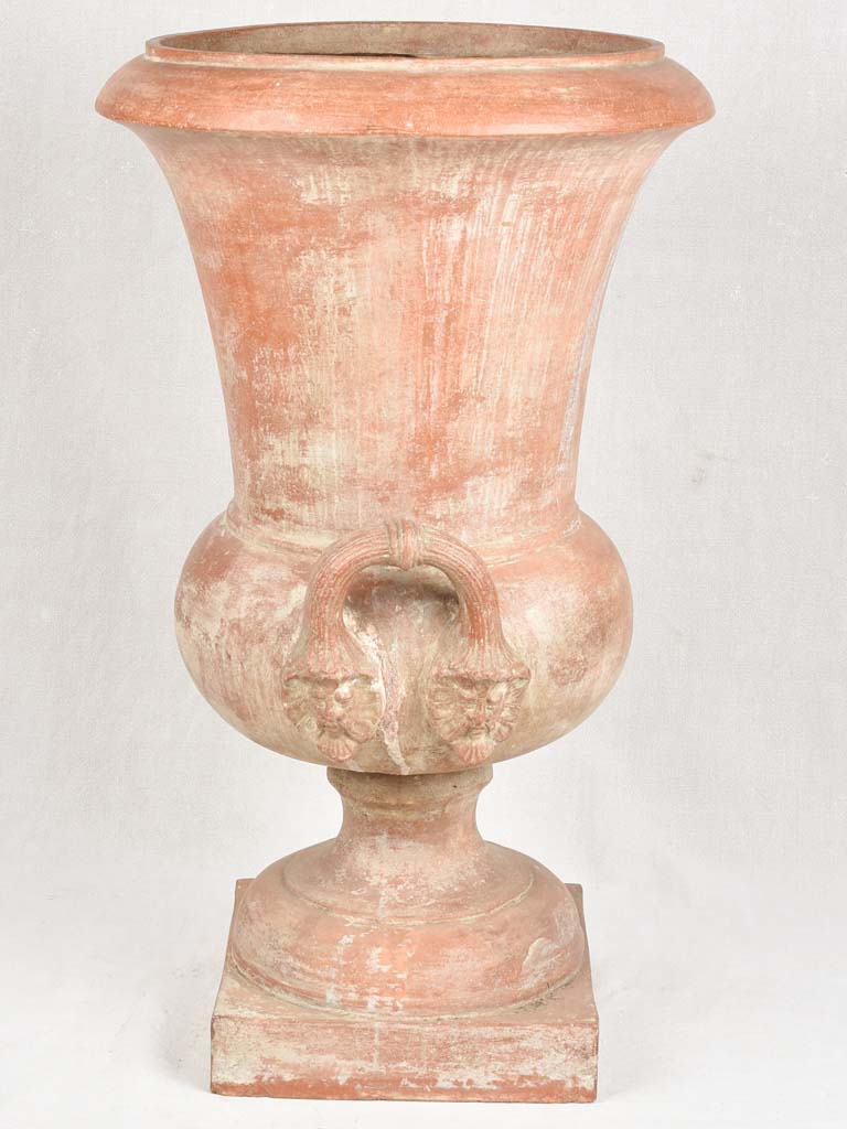 Very large terracotta Medici vase 35"