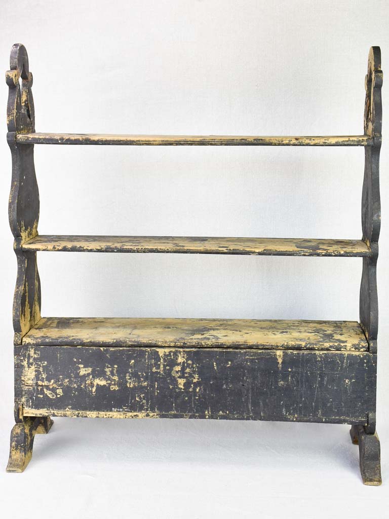 RESERVED AM Napoleon III shelving unit form the 19th century 28" x 31½"