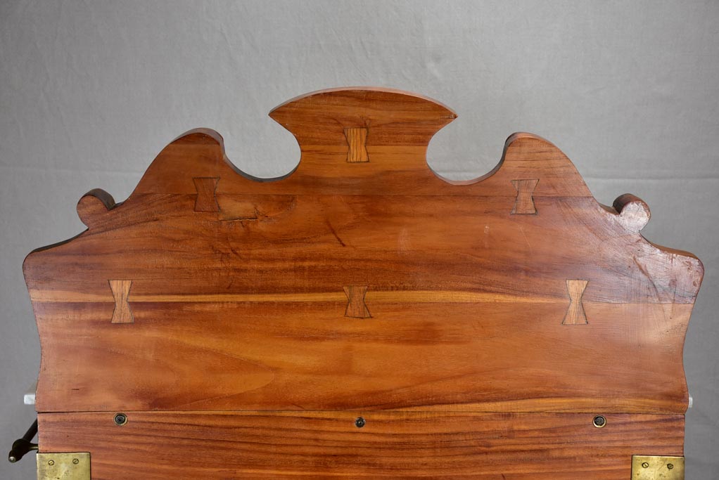 Twentieth-century French butcher's table with marble top