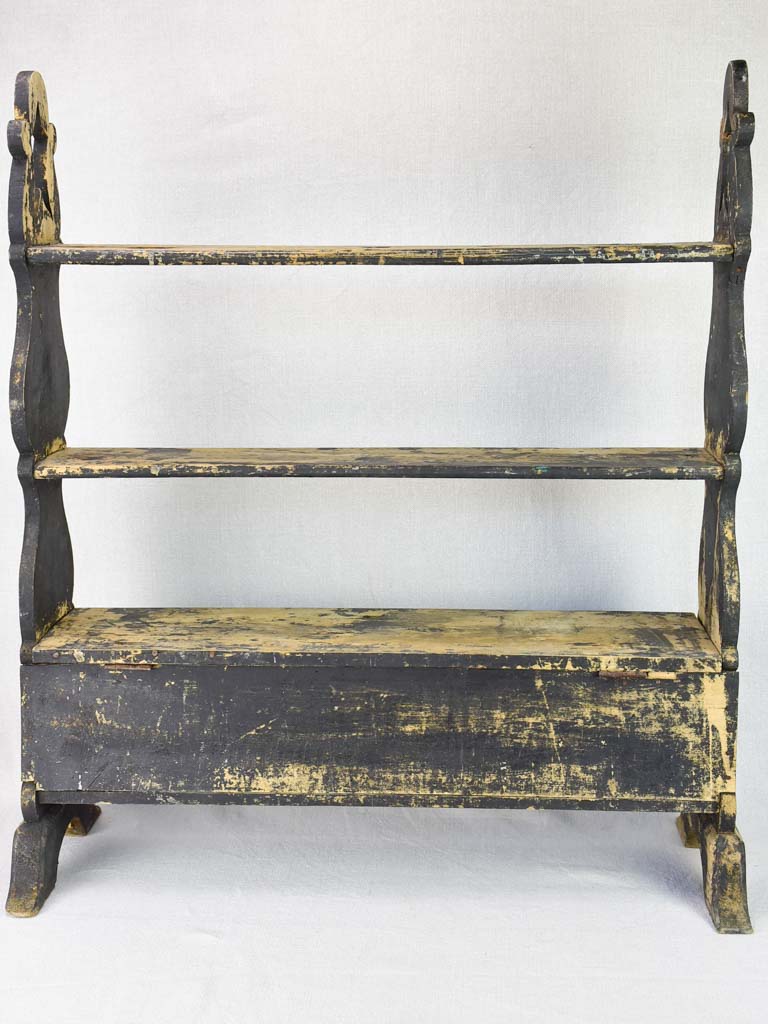 RESERVED AM Napoleon III shelving unit form the 19th century 28" x 31½"