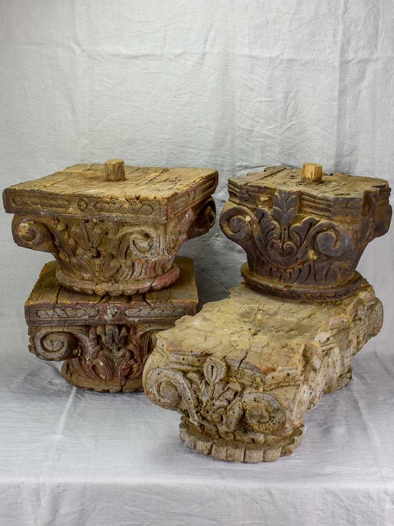 Eighteenth century salvaged column capital