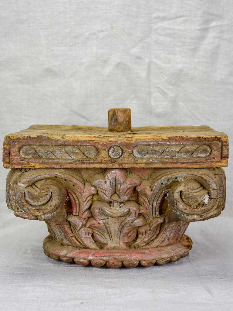 Eighteenth century salvaged column capital