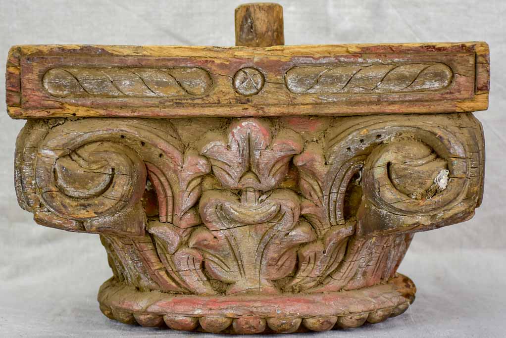 Eighteenth century salvaged column capital