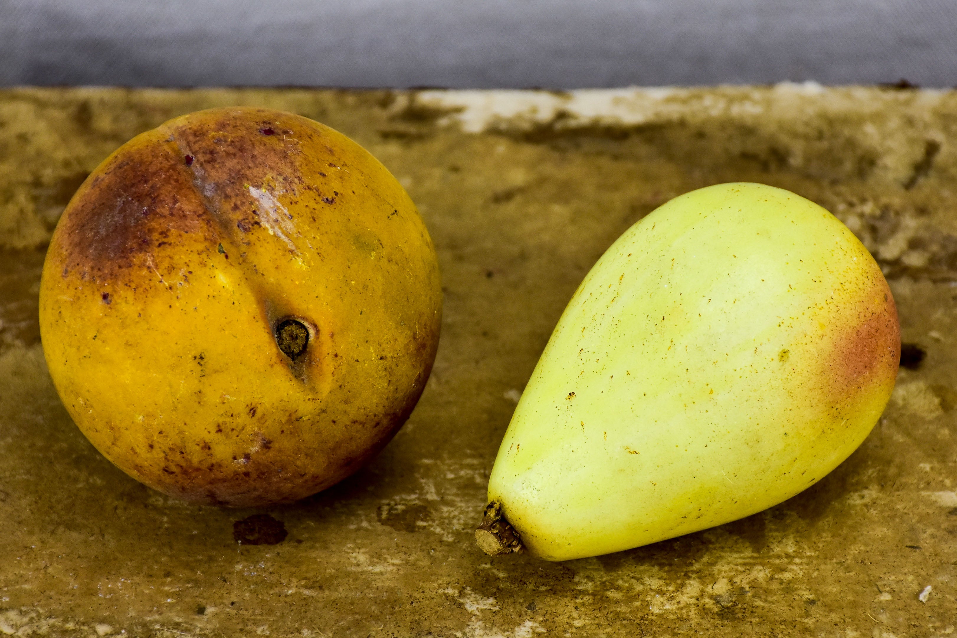 Vintage marble fruit