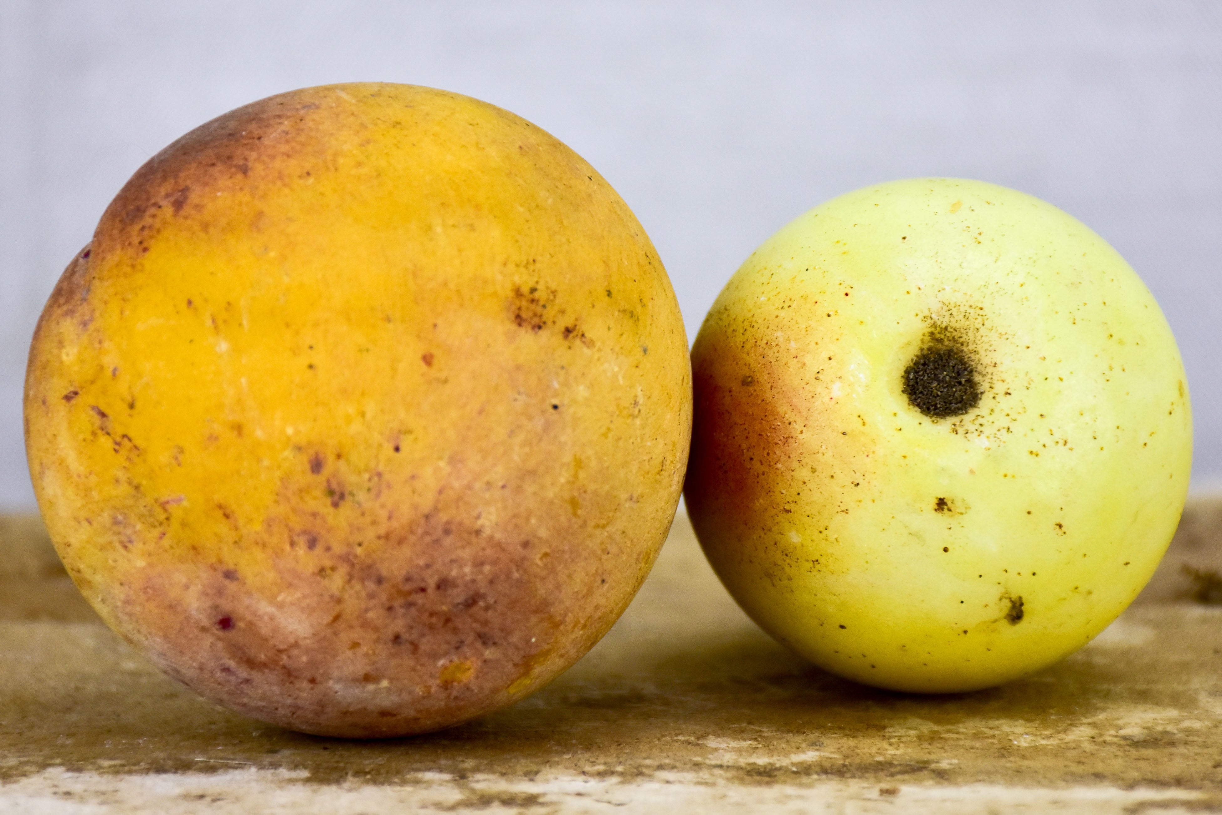 Vintage marble fruit