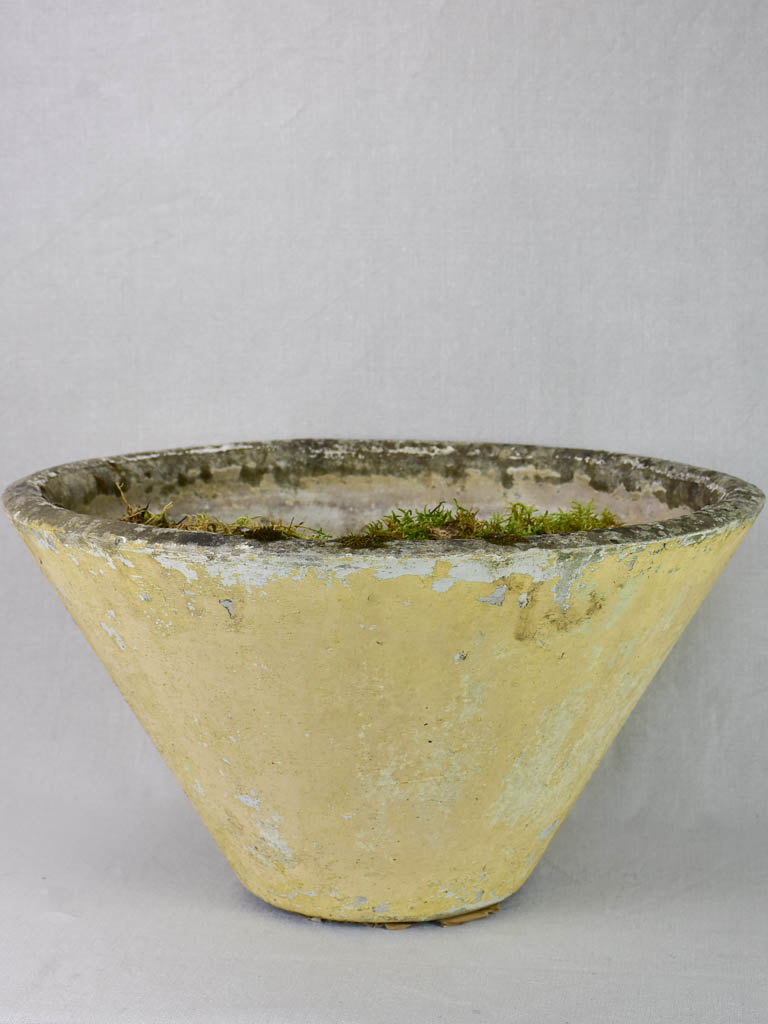 Mid century Willy Guhl garden planter - conical 21¾"