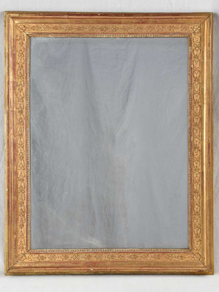 19Th-Century gilded French mirror - Restoration period 31½" x 25¼"