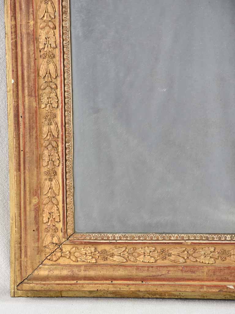 19Th-Century gilded French mirror - Restoration period 31½" x 25¼"