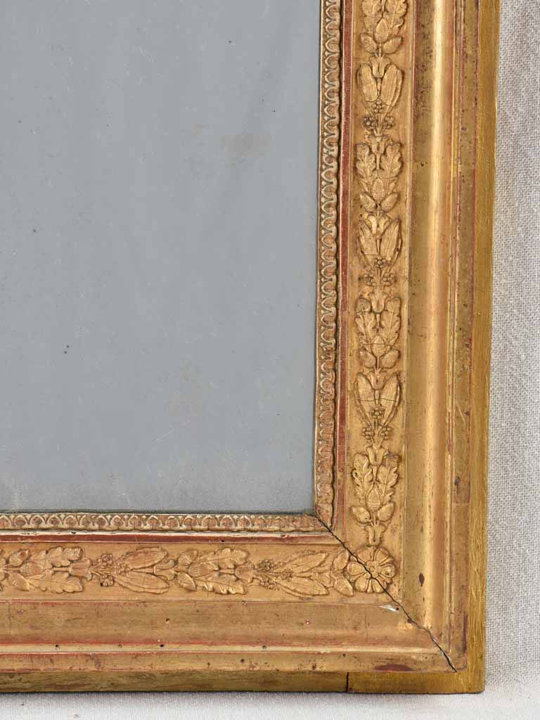 19Th-Century gilded French mirror - Restoration period 31½" x 25¼"