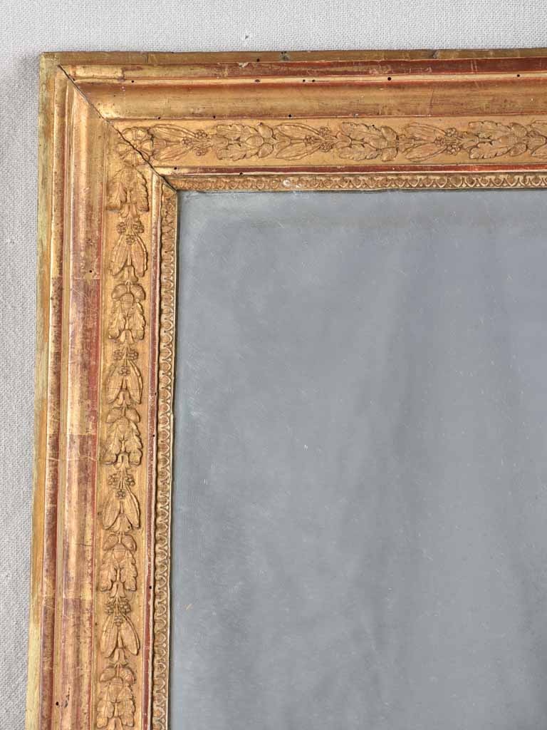 19Th-Century gilded French mirror - Restoration period 31½" x 25¼"