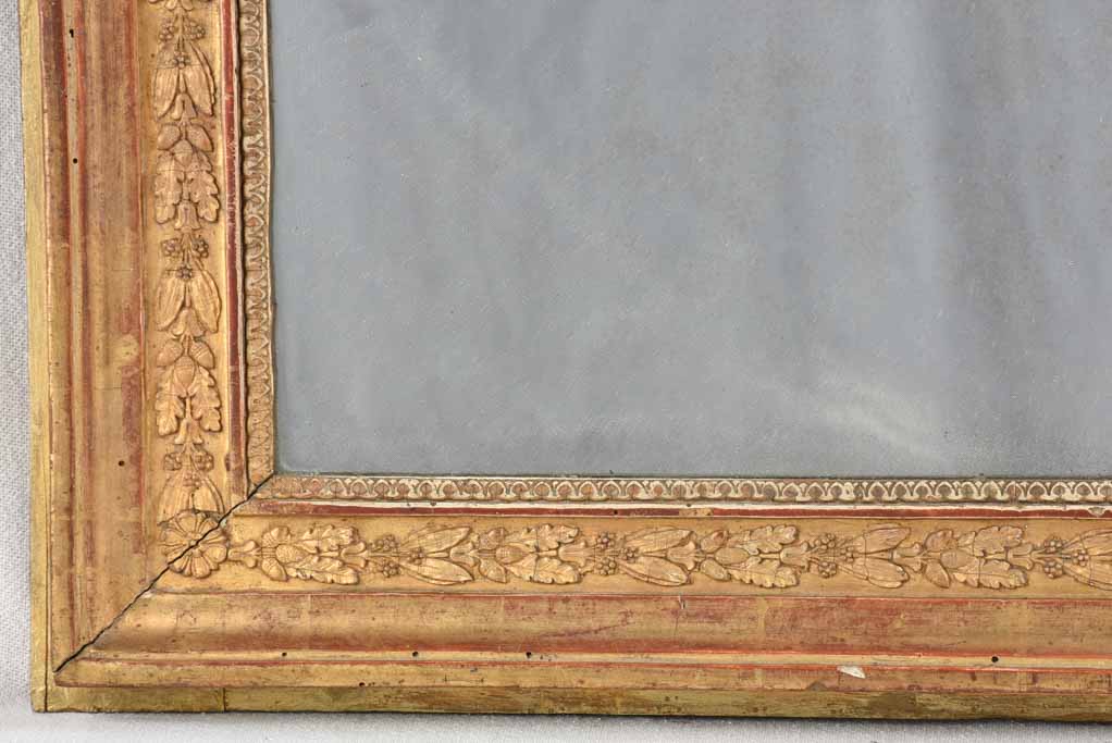 19Th-Century gilded French mirror - Restoration period 31½" x 25¼"