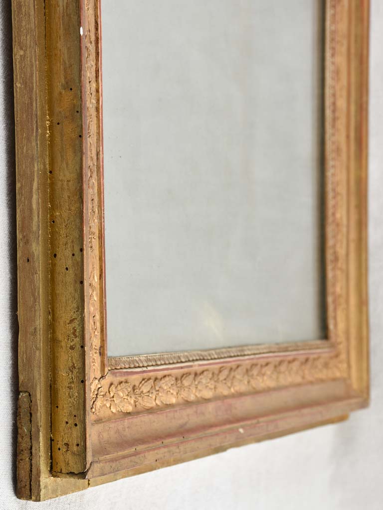 19Th-Century gilded French mirror - Restoration period 31½" x 25¼"