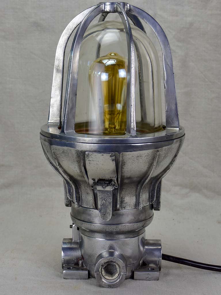 1950's French boat lamp 14¼"