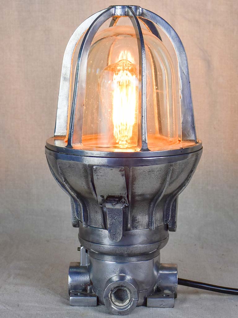 1950's French boat lamp 14¼"