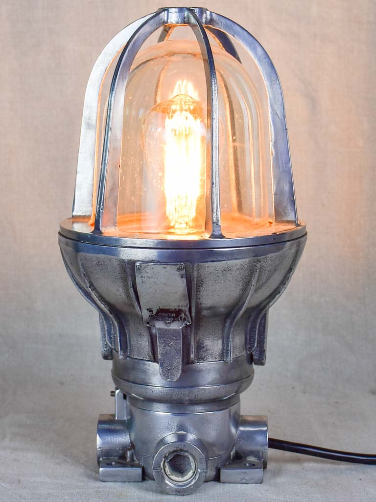 1950's French boat lamp 14¼"