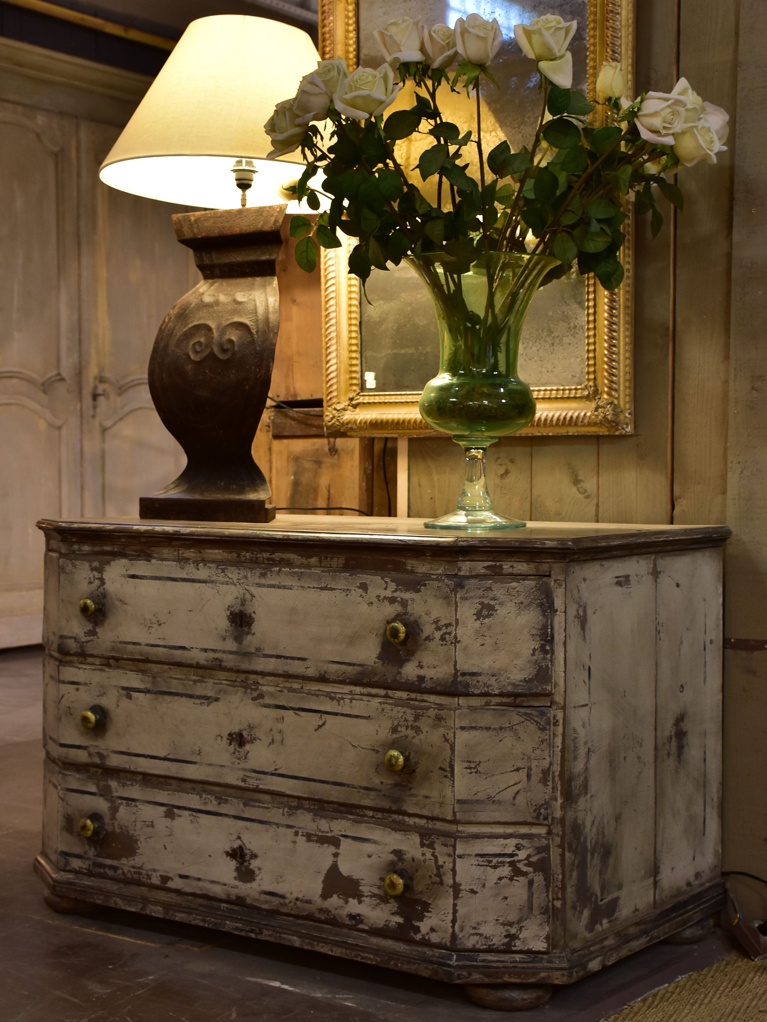 18th century Louis XVI commode with three drawers