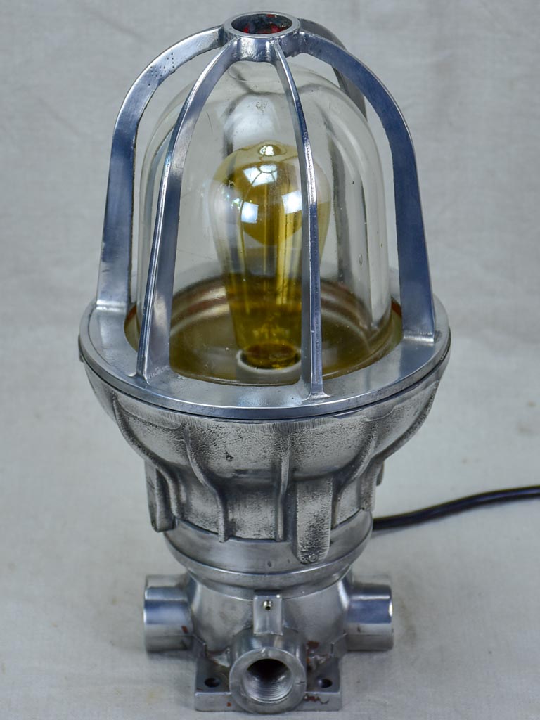 1950's French boat lamp 14¼"