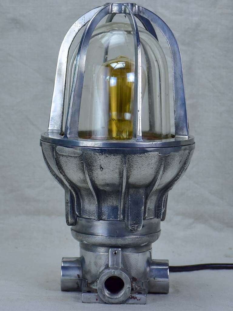 1950's French boat lamp 14¼"