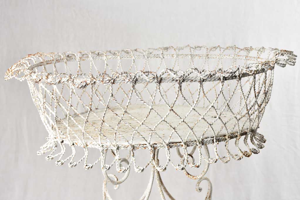 Large French wirework plant stand - 19th century - 38½"