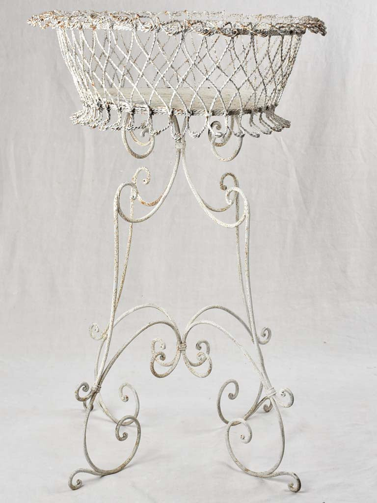 Large French wirework plant stand - 19th century - 38½"