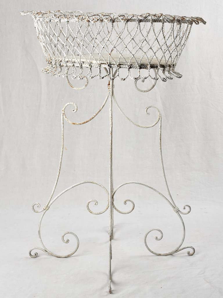 Large French wirework plant stand - 19th century - 38½"