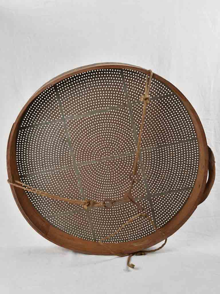 Giant French grain sieve - 19th century 36¼"