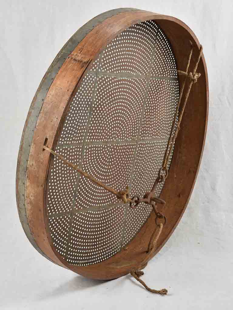 Giant French grain sieve - 19th century 36¼"