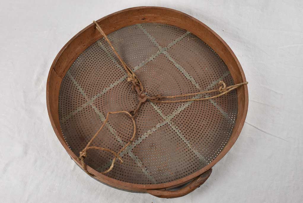 Giant French grain sieve - 19th century 36¼"