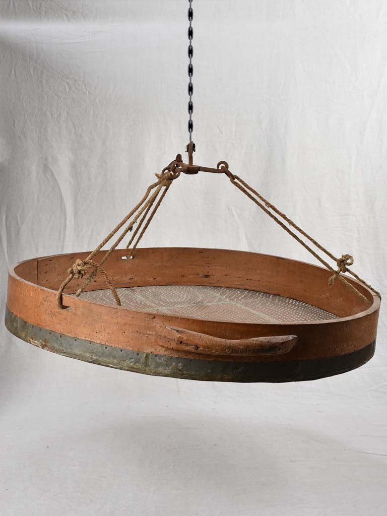 Giant French grain sieve - 19th century 36¼"