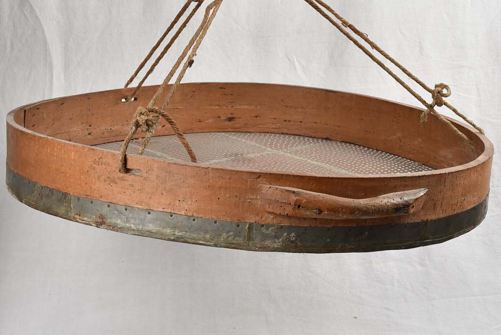 Giant French grain sieve - 19th century 36¼"