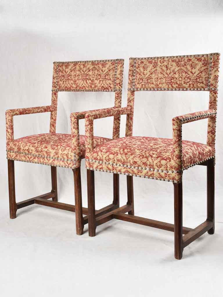 4 early 17th century French Armchairs  -  Chateauneuf De Gardagne