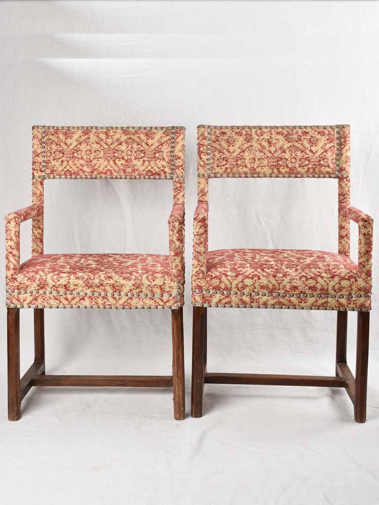 4 early 17th century French Armchairs  -  Chateauneuf De Gardagne