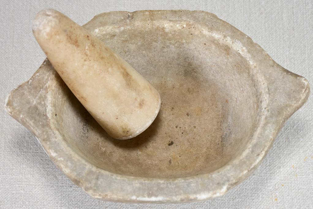 Small stone mortar and pestle