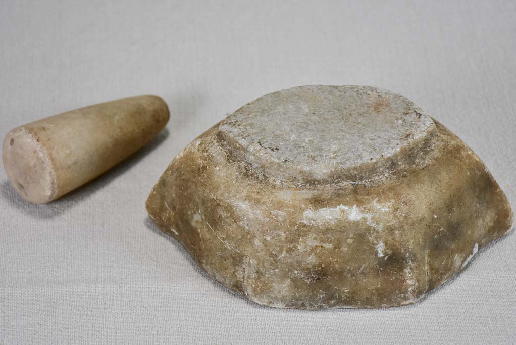 Small stone mortar and pestle