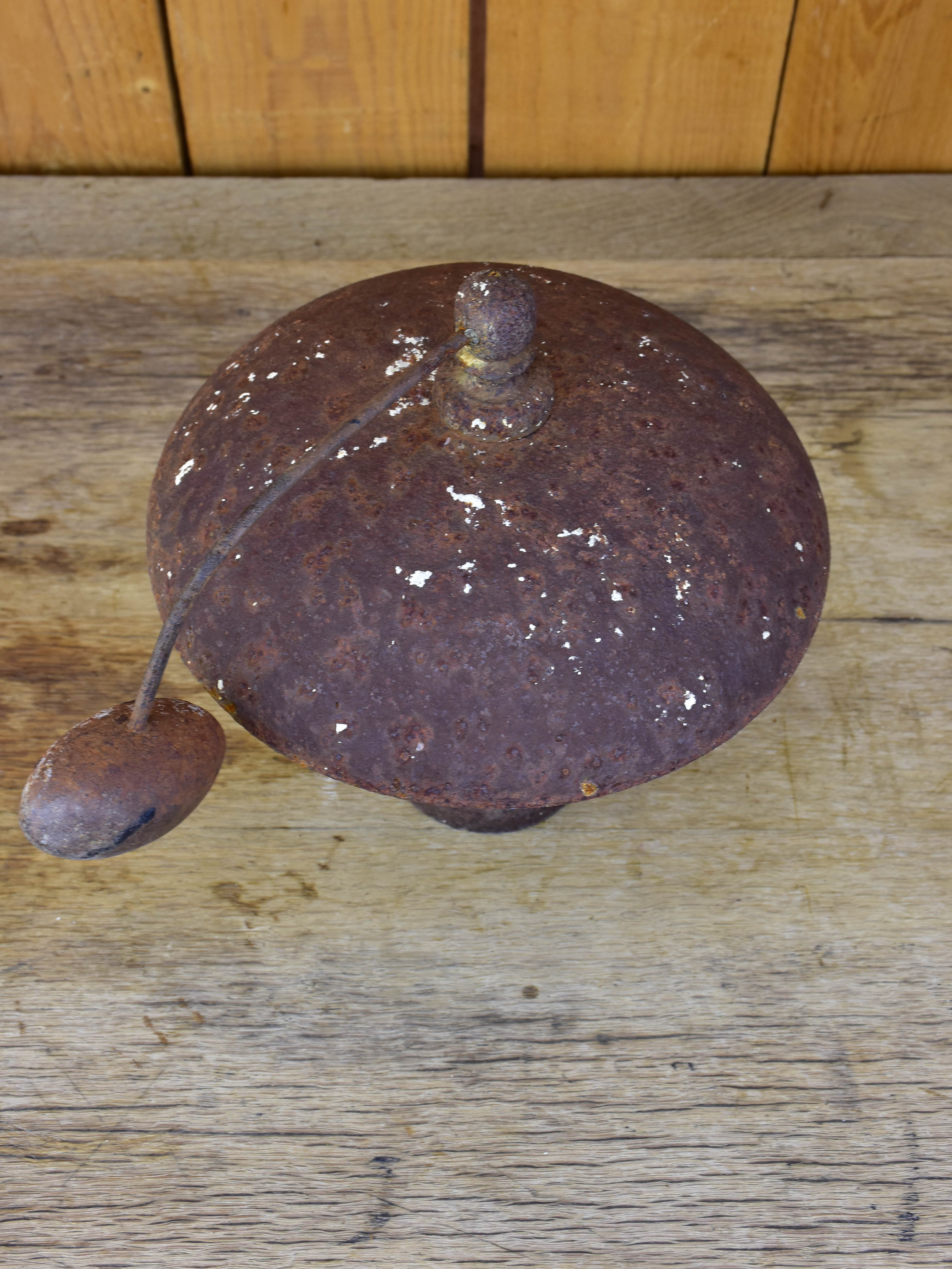 Antique French bell from a tram car