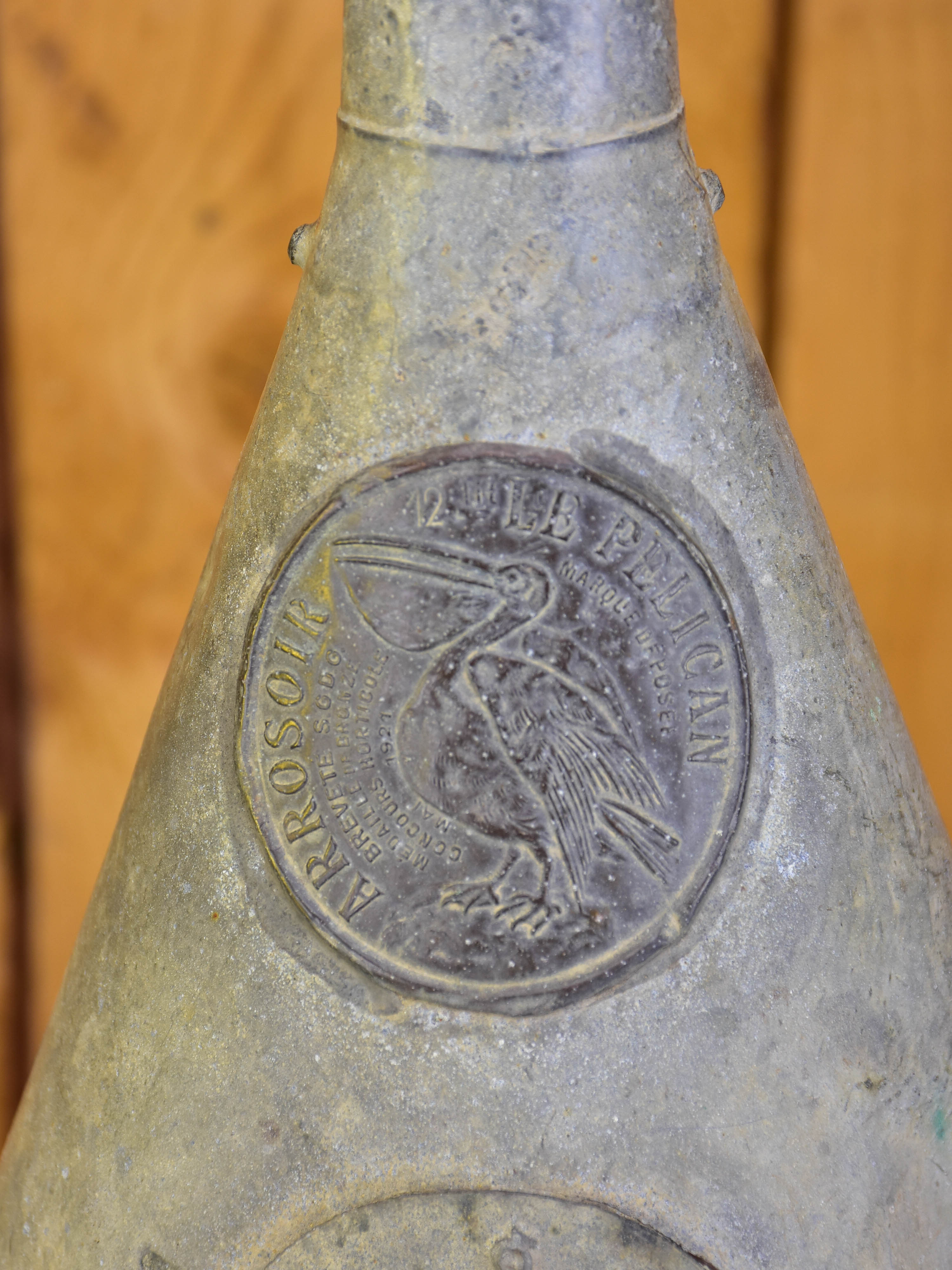 Antique French 'pelican' watering can 1921