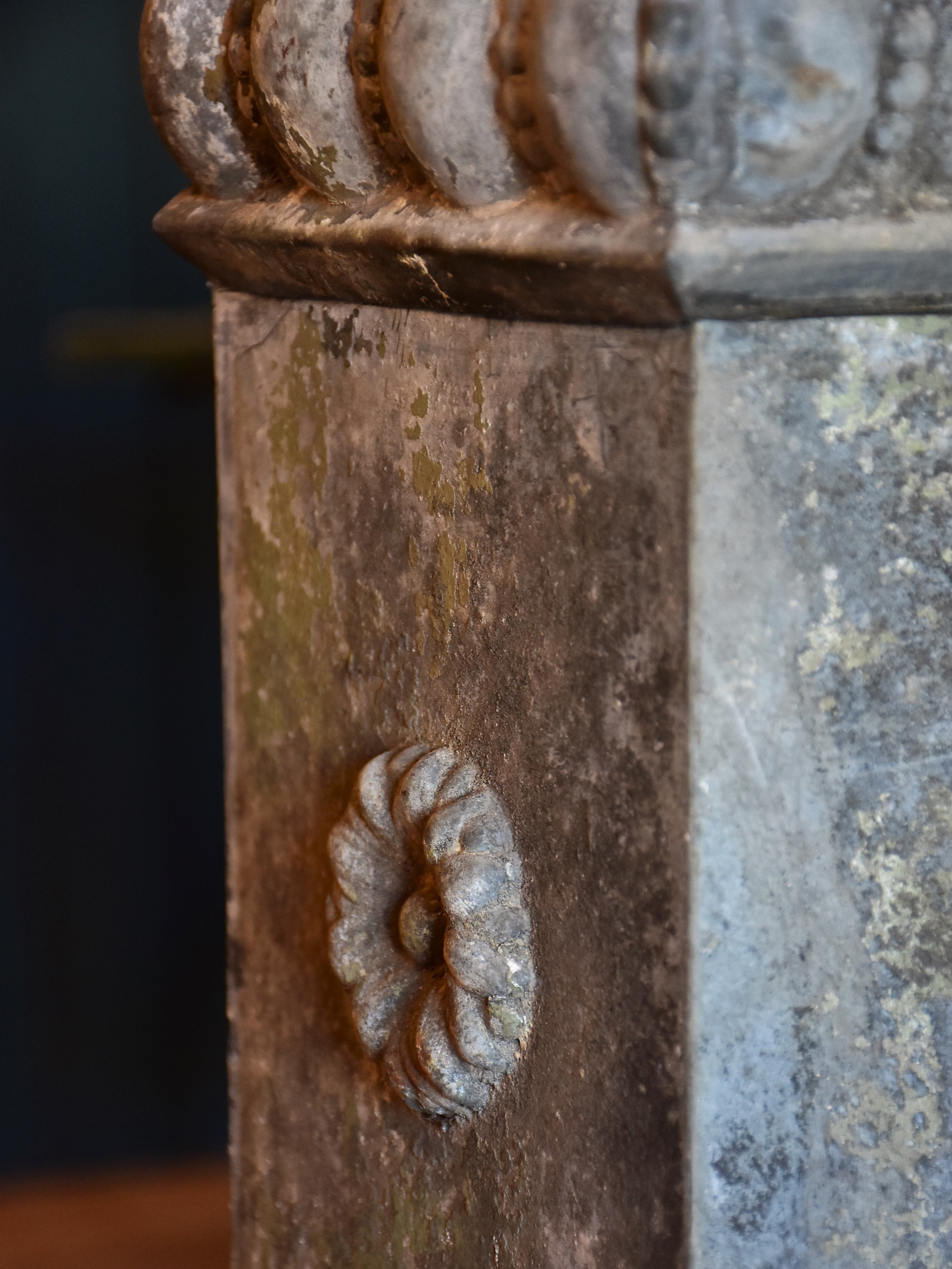 Early 19th century French fountain in zinc