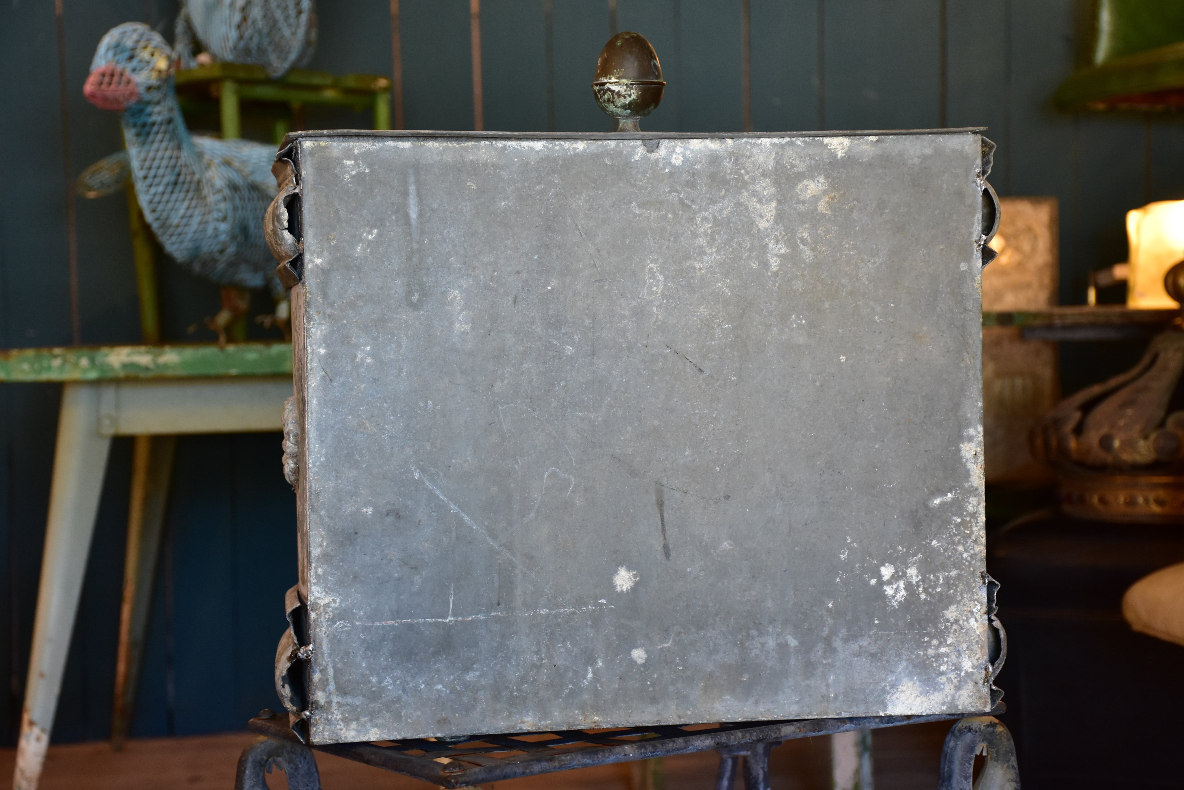 Early 19th century French fountain in zinc