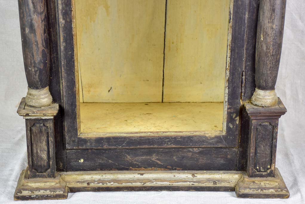 19th Century French display vitrine from a chapel 39½"