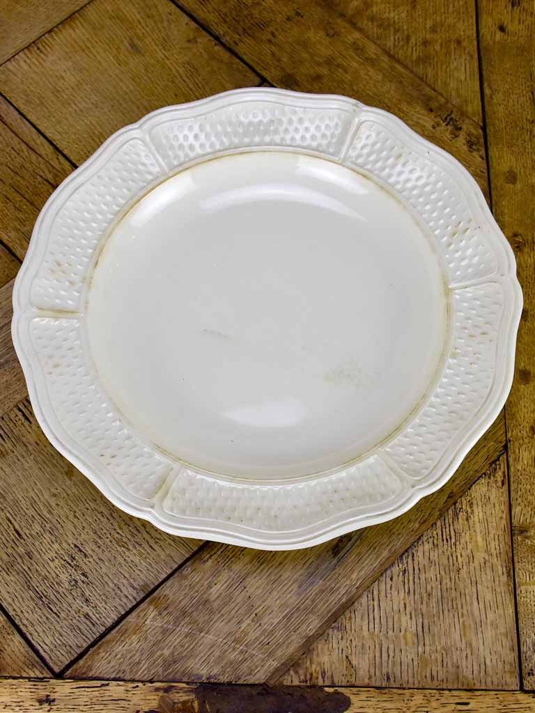 Vintage French round platter - Gien