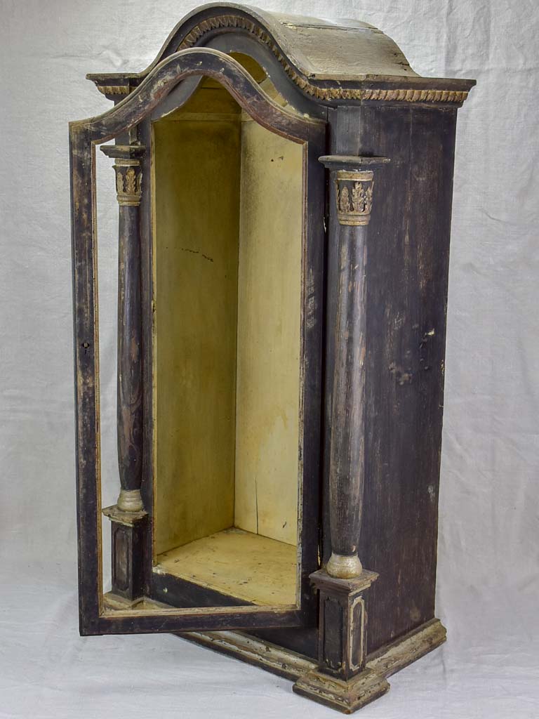 19th Century French display vitrine from a chapel 39½"