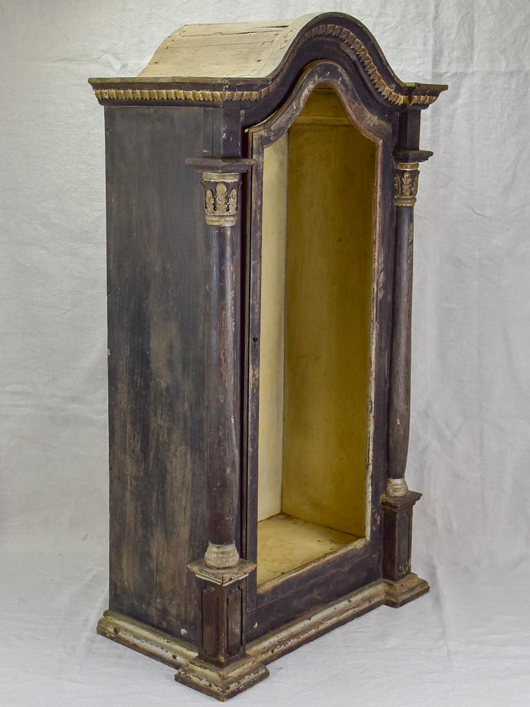 19th Century French display vitrine from a chapel 39½"