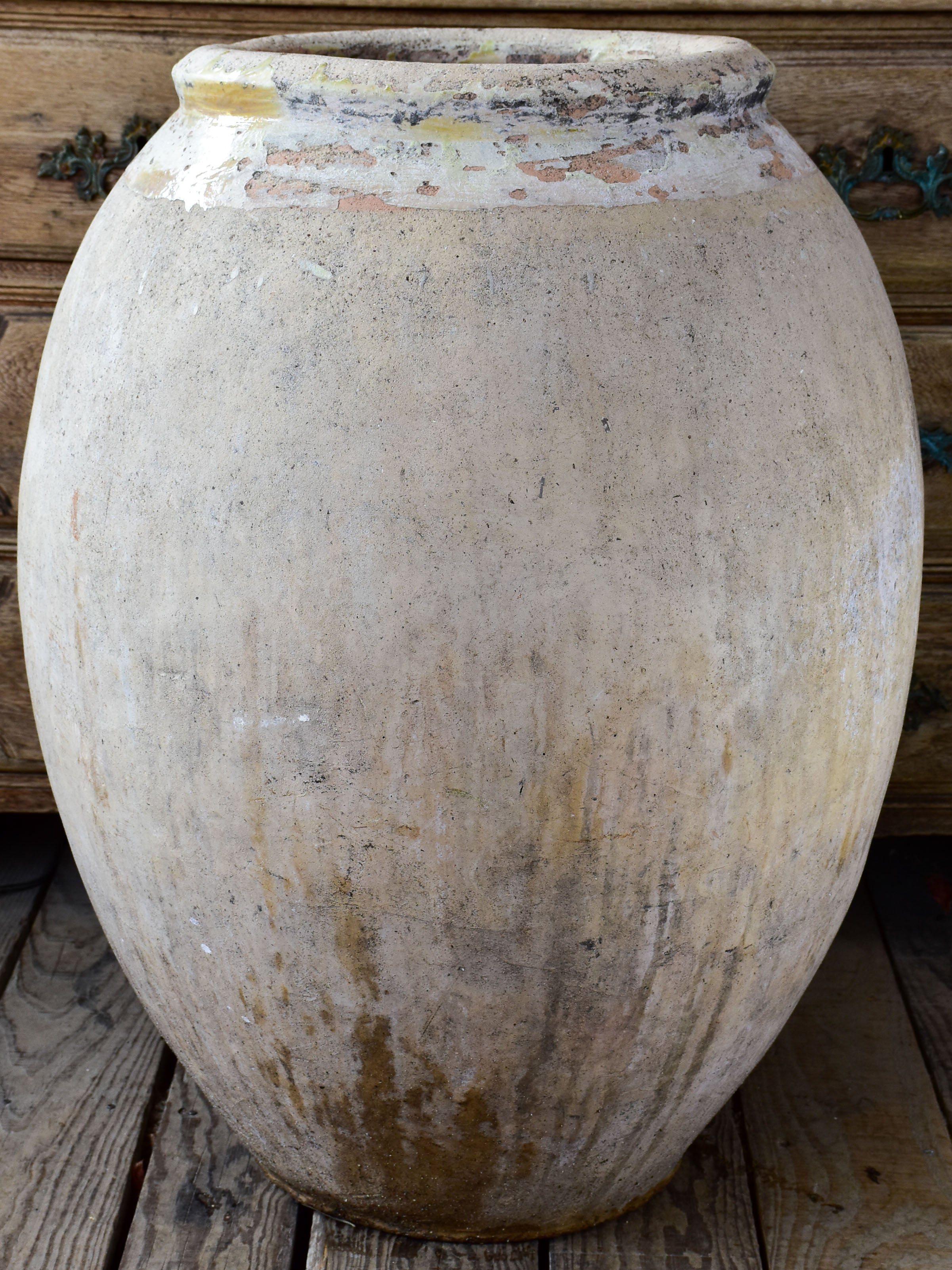 18th Century French Biot jar 32 ¾''