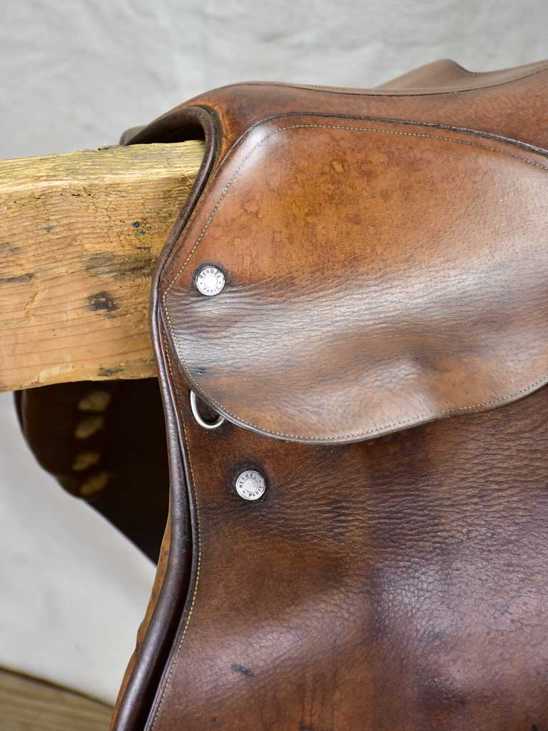 Rare antique French Hermes saddle from the military