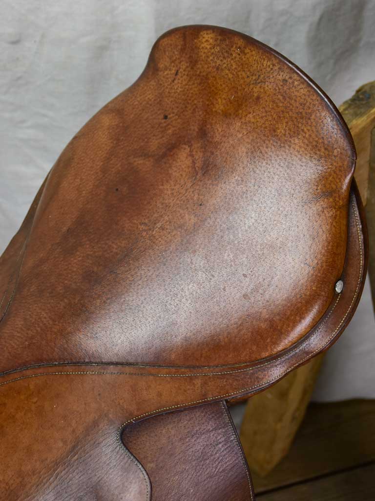 Rare antique French Hermes saddle from the military