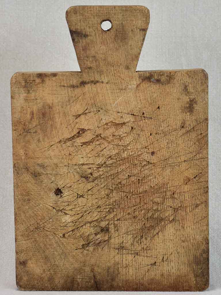 Antique French oak cutting board 8¾" x 12½"