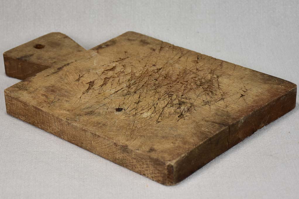 Antique French oak cutting board 8¾" x 12½"