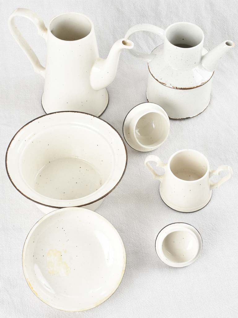 Durable 1970s English tea service set