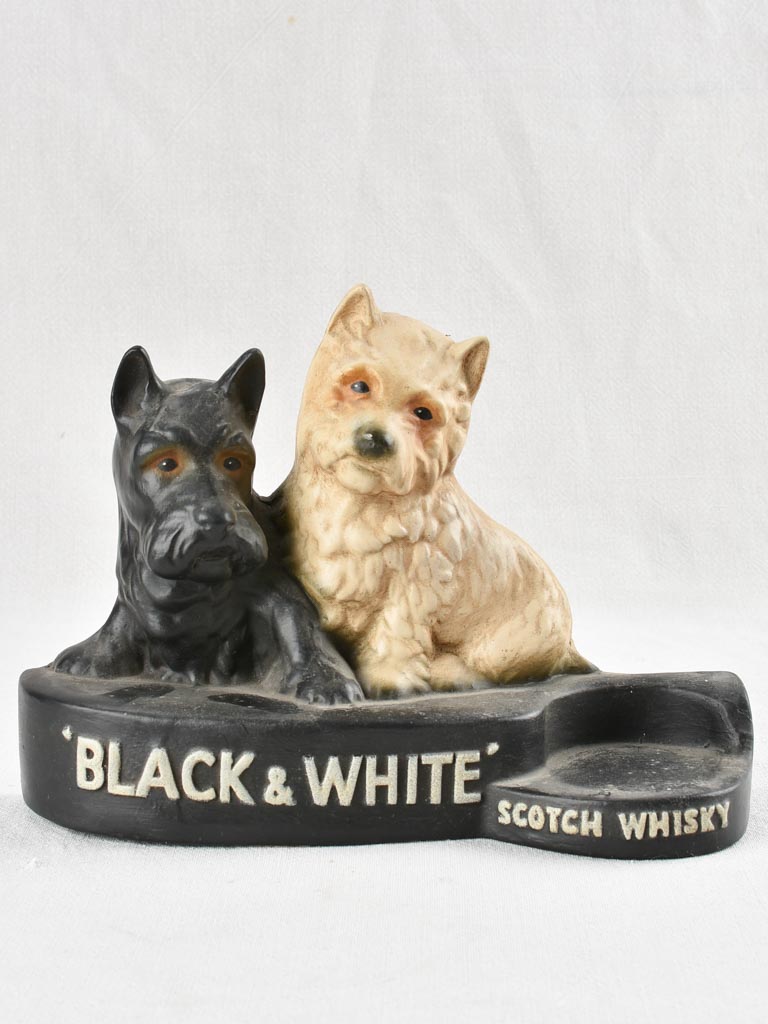 Black and White Whisky advertising display 13"