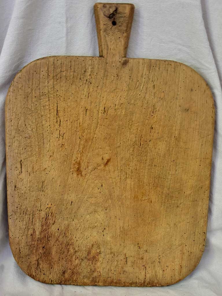 Very large rustic French cutting board with rounded edges 23¾" x 17"